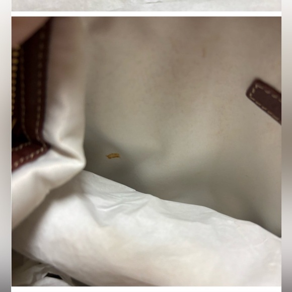 Jane Bolinger Made in Italy 100% Leather Satchel Bag Purse - Picture 5 of 9